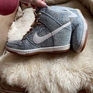 Nike X Liberty Dunk Sky High Paisley Wedge